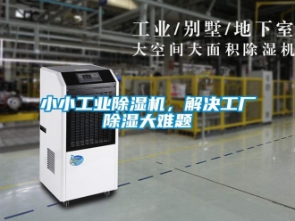 知識百科小小工業除濕機，解決工廠除濕大難題