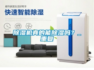 行業新聞除濕機真的能除濕嗎？_重復