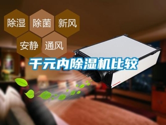 行業新聞千元內除濕機比較