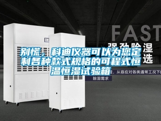 常見問題別慌，科迪儀器可以為您定制各種款式規格的可程式恒溫恒濕試驗箱