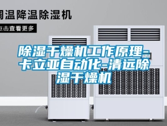 企業新聞除濕干燥機工作原理-卡立亞自動化-清遠除濕干燥機