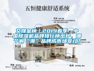 企業新聞艾媒金榜｜2019春季·中國除濕機品牌排行榜出爐，哪個解“潮”品牌成市場寵兒？