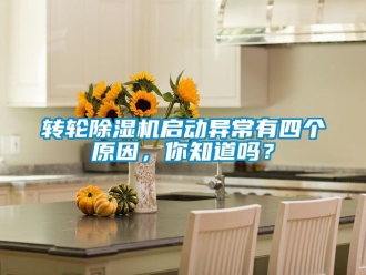常見問題轉輪除濕機啟動異常有四個原因，你知道嗎？