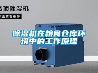 企業新聞除濕機在糧食倉庫環境中的工作原理