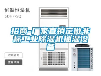 企業新聞招商-廠家直銷定做非標工業除濕機抽濕設備