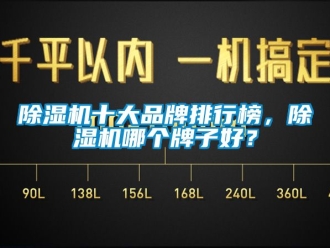 企業新聞除濕機十大品牌排行榜，除濕機哪個牌子好？