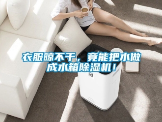 行業新聞衣服晾不干，竟能把水做成水箱除濕機！