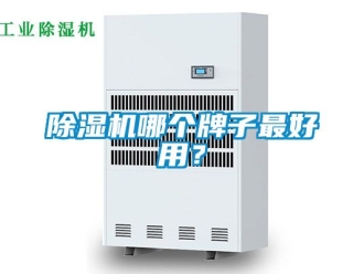 行業新聞除濕機哪個牌子最好用？