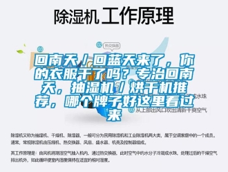 企業新聞回南天／回藍天來了，你的衣服干了嗎？專治回南天，抽濕機／烘干機推薦，哪個牌子好這里看過來