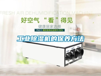 企業新聞工業除濕機的保養方法