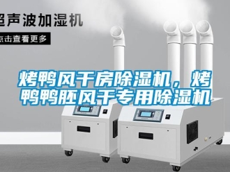 行業新聞烤鴨風干房除濕機，烤鴨鴨胚風干專用除濕機