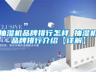 企業新聞抽濕機品牌排行怎樣 抽濕機品牌排行介紹【詳解】