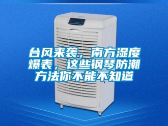 常見問題臺風來襲，南方濕度爆表，這些鋼琴防潮方法你不能不知道