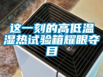 常見問題這一刻的高低溫濕熱試驗箱耀眼奪目