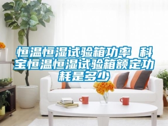 知識百科恒溫恒濕試驗箱功率 科寶恒溫恒濕試驗箱額定功耗是多少