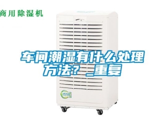 企業新聞車間潮濕有什么處理方法？_重復