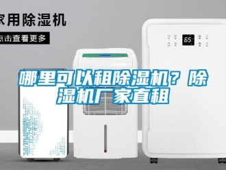 企業新聞哪里可以租除濕機？除濕機廠家直租
