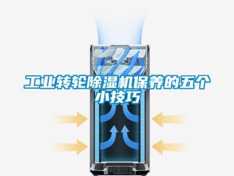 企業新聞工業轉輪除濕機保養的五個小技巧