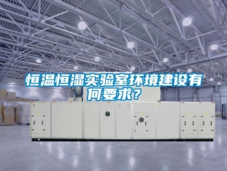 知識百科恒溫恒濕實驗室環境建設有何要求？