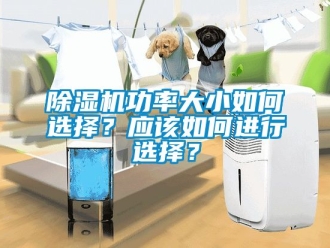 行業新聞除濕機功率大小如何選擇？應該如何進行選擇？