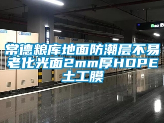企業新聞常德糧庫地面防潮層不易老化光面2mm厚HDPE土工膜