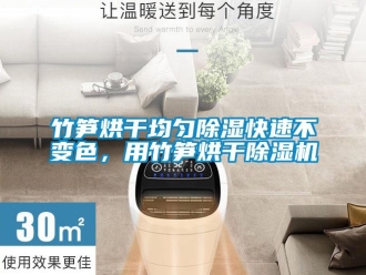 知識百科竹筍烘干均勻除濕快速不變色，用竹筍烘干除濕機