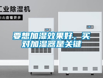 知識百科要想加濕效果好，買對加濕器是關鍵