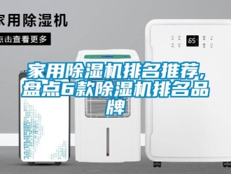 企業新聞家用除濕機排名推薦,盤點6款除濕機排名品牌