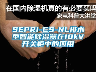 企業新聞SEPRI-CS-NL排水型智能除濕器在10kV開關柜中的應用