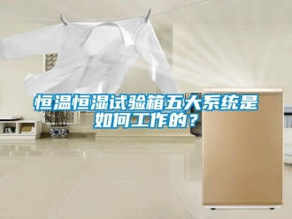 知識百科恒溫恒濕試驗箱五大系統是如何工作的？