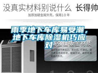 知識百科雨季地下車庫易受潮，地下車庫除濕機巧應對