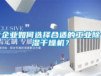 常見問題企業如何選擇合適的工業除濕干燥機？