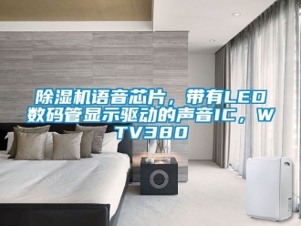 行業新聞除濕機語音芯片，帶有LED數碼管顯示驅動的聲音IC，WTV380