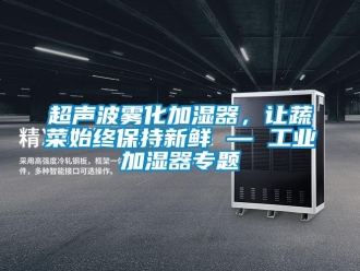 企業新聞超聲波霧化加濕器，讓蔬菜始終保持新鮮 — 工業加濕器專題