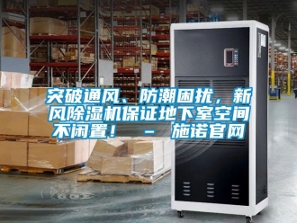 常見問題突破通風、防潮困擾，新風除濕機保證地下室空間不閑置！ – 施諾官網