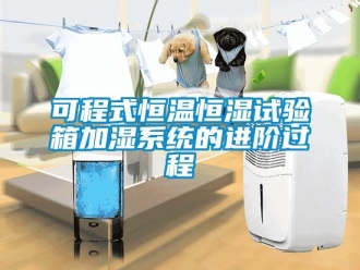 知識百科可程式恒溫恒濕試驗箱加濕系統的進階過程