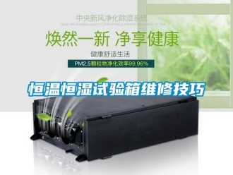 知識百科恒溫恒濕試驗箱維修技巧