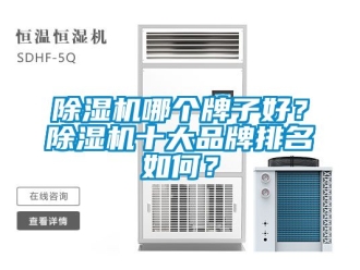 企業新聞除濕機哪個牌子好？除濕機十大品牌排名如何？