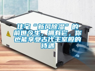 企業新聞住宅“新風除濕”的前世今生，擁有它，你也能享受古代王室般的待遇