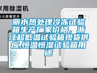 知識百科麗水熱處理冷凍試驗箱生產廠家價格，浙江超低溫試驗箱現貨供應,恒溫恒濕試驗箱用途