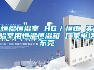 知識百科恒溫恒濕室 HG／恒工 實驗室用恒溫恒濕箱 廠家電話東莞