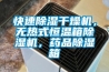 快速除濕干燥機，無熱式恒溫箱除濕機，藥品除濕箱