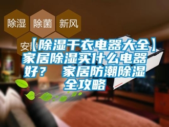 企業新聞【除濕干衣電器大全】家居除濕買什么電器好？ 家居防潮除濕全攻略
