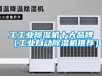 常見問題工工業除濕機十大品牌（工業自動除濕機推薦）