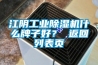 江陰工業除濕機什么牌子好？ 返回列表頁