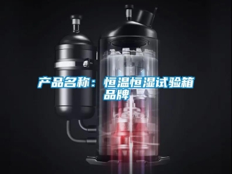 知識百科產品名稱：恒溫恒濕試驗箱品牌