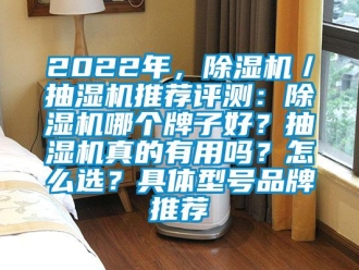 企業新聞2022年，除濕機／抽濕機推薦評測：除濕機哪個牌子好？抽濕機真的有用嗎？怎么選？具體型號品牌推薦
