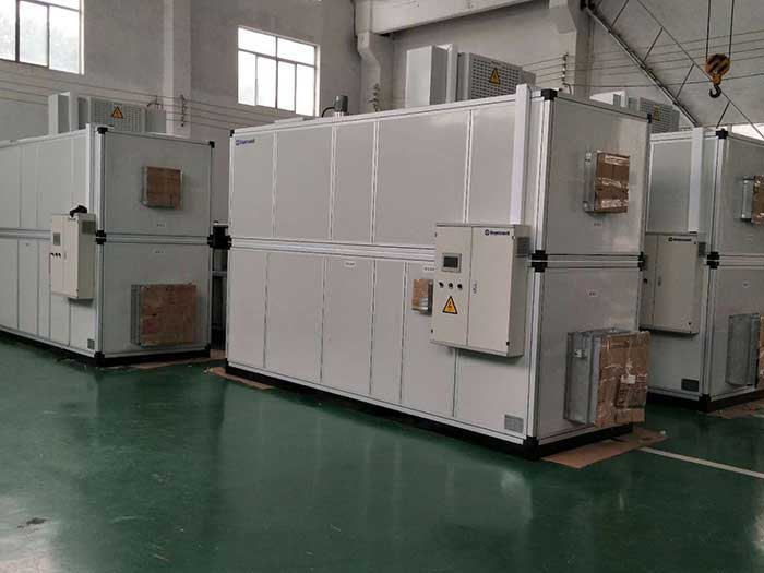 濟南銘威化工鋰電池鈷酸鋰零下40℃露點，三臺全新風轉輪除濕機組